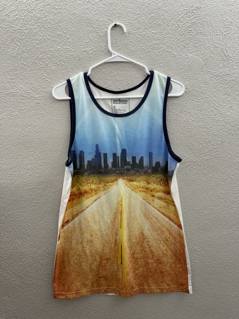 Urban Pipeline Mens Tank Top Size Small Scenic View Sleeveless
